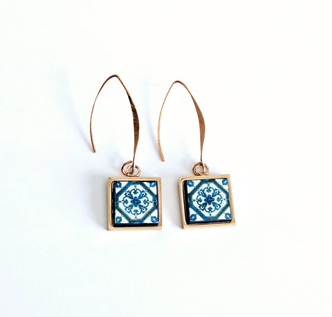 Pendientes Azulejos