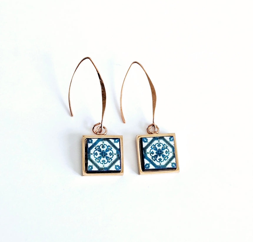 Pendientes Azulejos