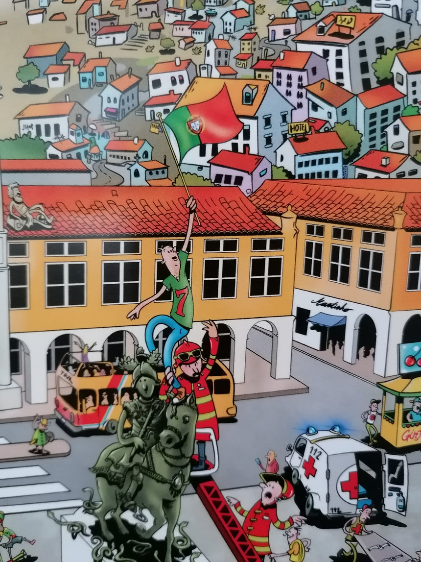 Póster ilustración Lisboa