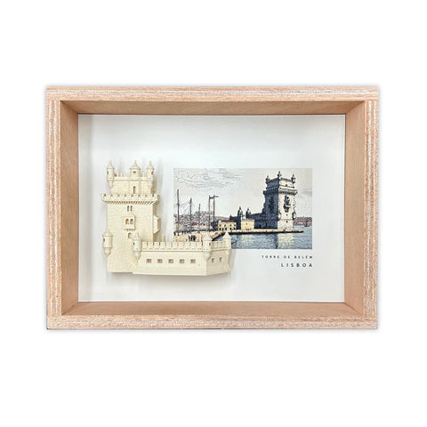 Moldura decorativa 3D Torre de Belém