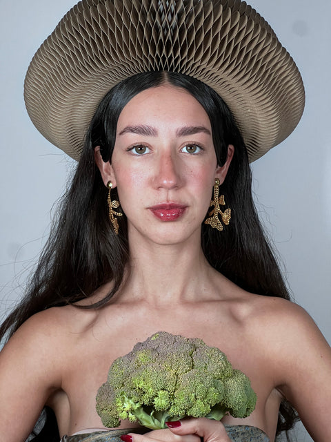 Brincos Ecos Reais da Cristina Nuño - Tamanho M