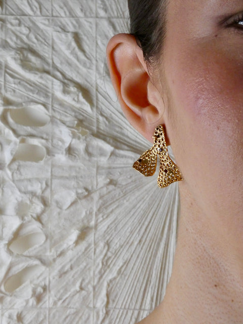 Brincos Ecos Reais da Cristina Nuño - Tamanho S