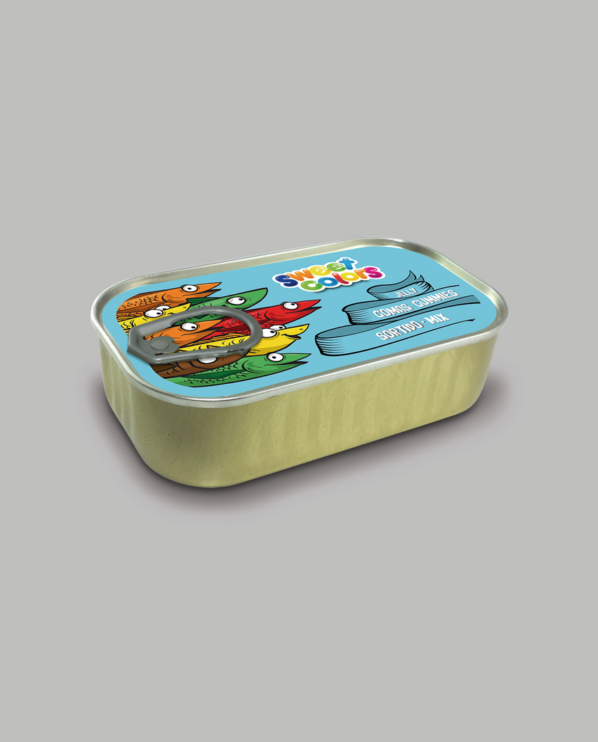 Tins Can with Gummies Sardines