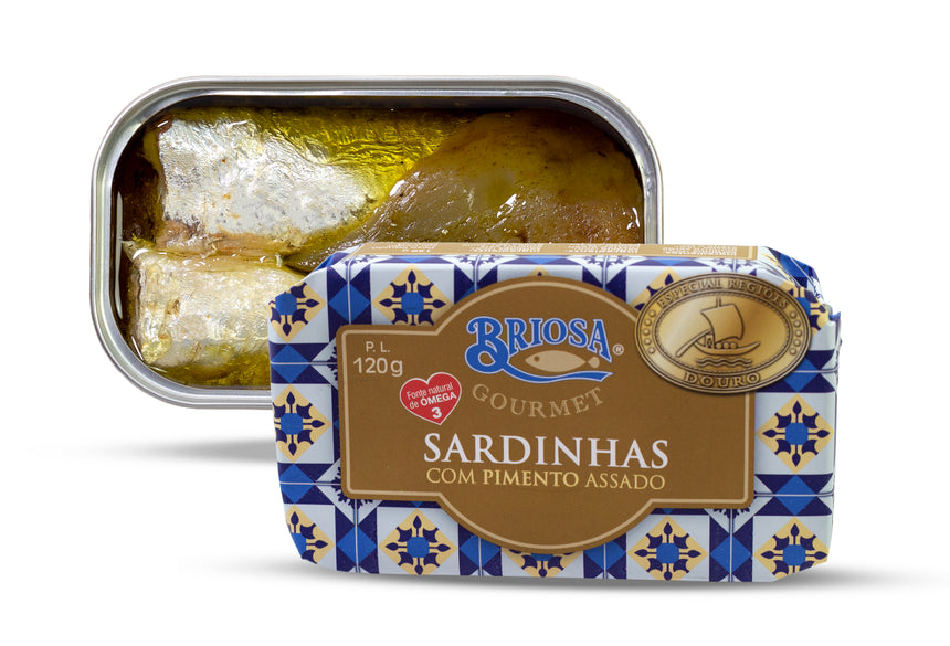 Sardinas con pimiento asado - Briosa