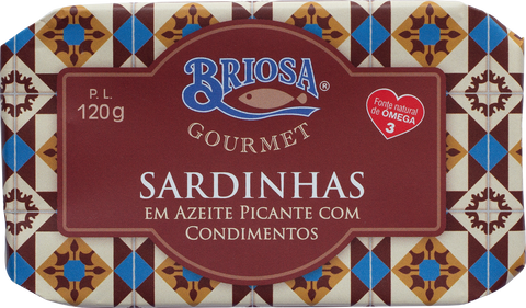 Sardinhas em Azeite com Especiarias - Briosa