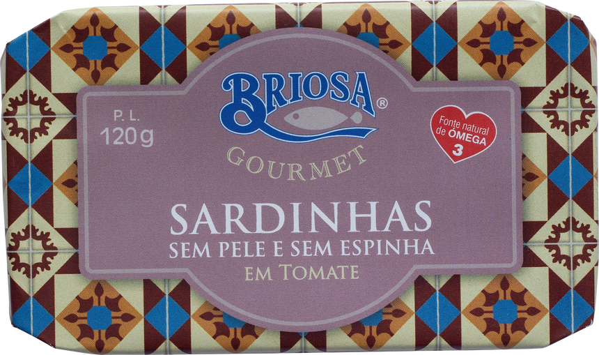 Skinless and Boneless Sardines in Tomato Sauce - Briosa