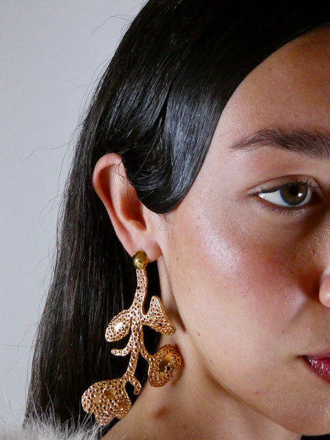 Brincos Ecos Reais da Cristina Nuño - Tamanho XL