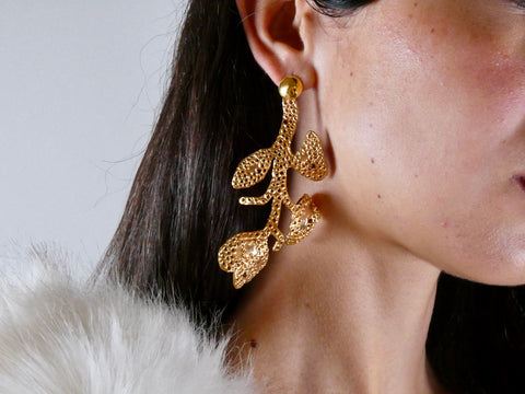 Brincos Ecos Reais da Cristina Nuño - Tamanho XL