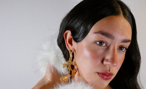 Brincos Ecos Reais da Cristina Nuño - Tamanho XL