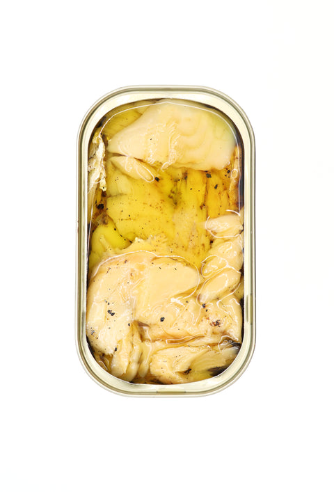 Roasted Codfish with Olive oil and garlic