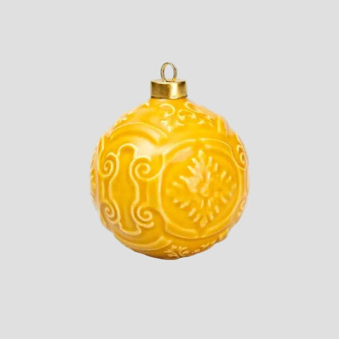 Christmas Decorative ball - YELLOW