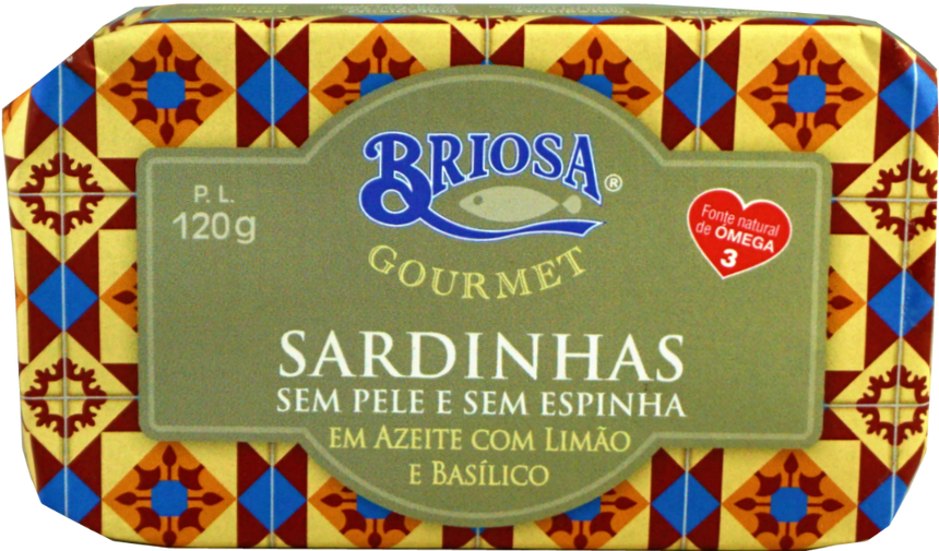 Skinless and Boneless Sardines in Lemon and Basil - Briosa