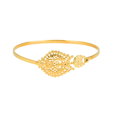 Pulseira Queen em Prata Banhada a Ouro