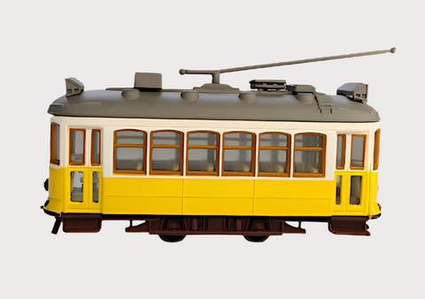 Metal Tram Miniature