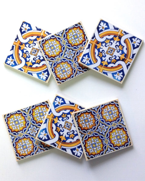 Posavasos de Madera Azulejos