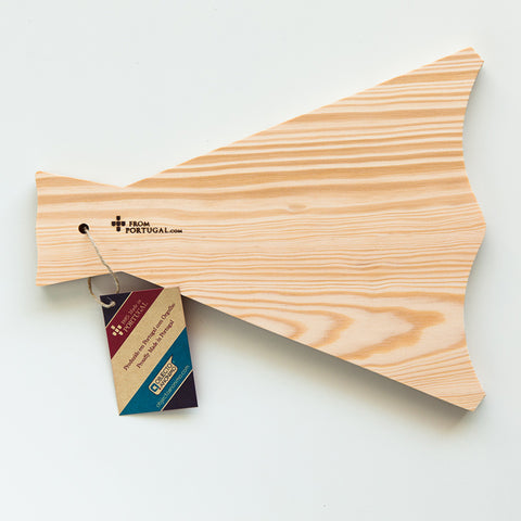 Wood Serving Board - Cod Fish