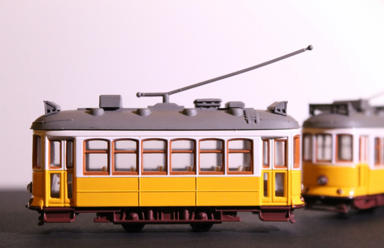 Metal Tram Miniature