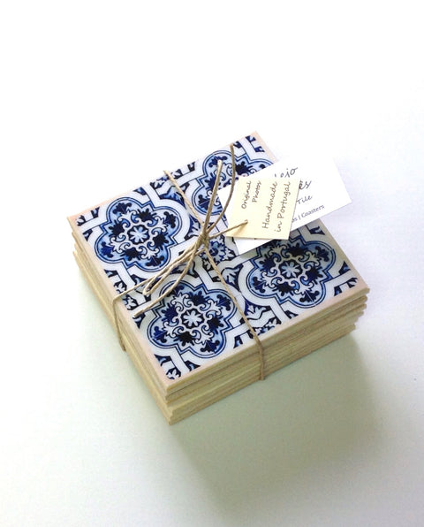 Posavasos de Madera Azulejos