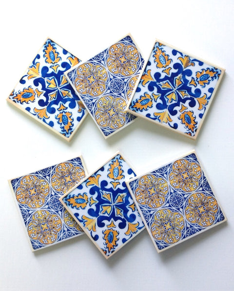 Posavasos de Madera Azulejos