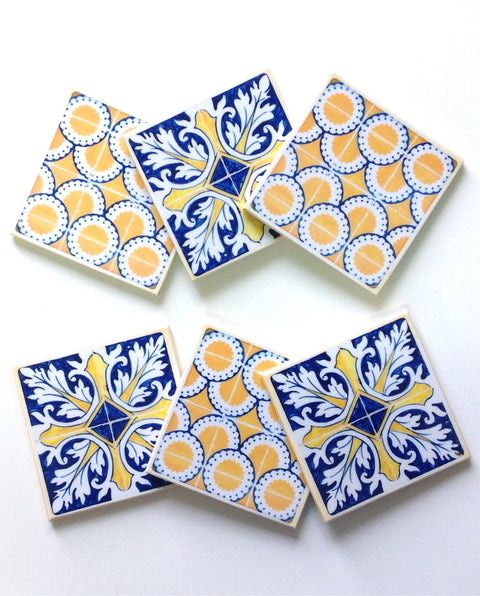 Posavasos de Madera Azulejos