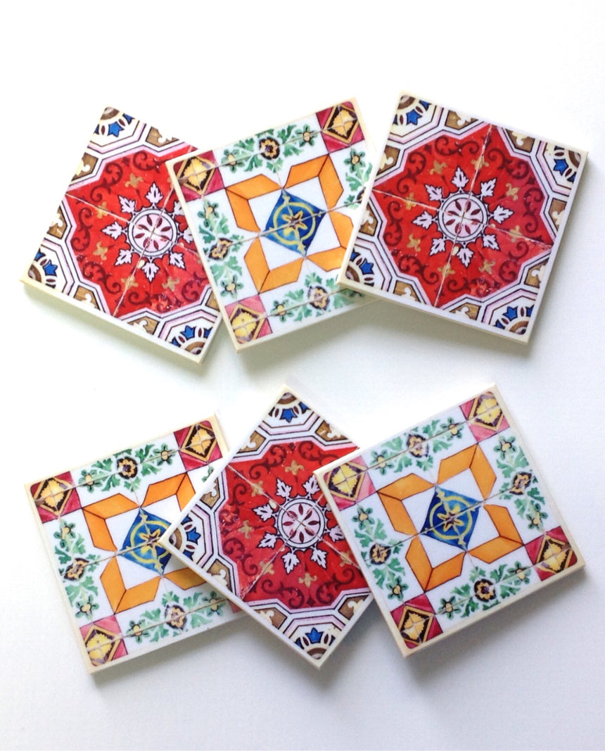 Coasters Tile - Pattern 8