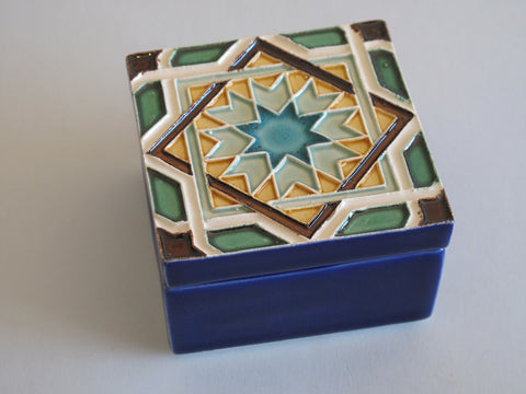 Moorish-Arabic Ceramic Box