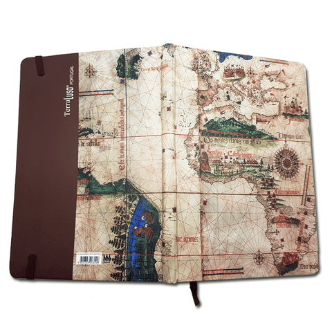 Notebook with planisphere design