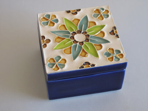 Moorish-Arabic Ceramic Box